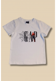 Beyaz Üzeri Örümcek Adam Gap Detaylı Baskılı T-shirt