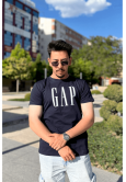 Siyah Gap Detaylı Yetişkin T-SHIRT