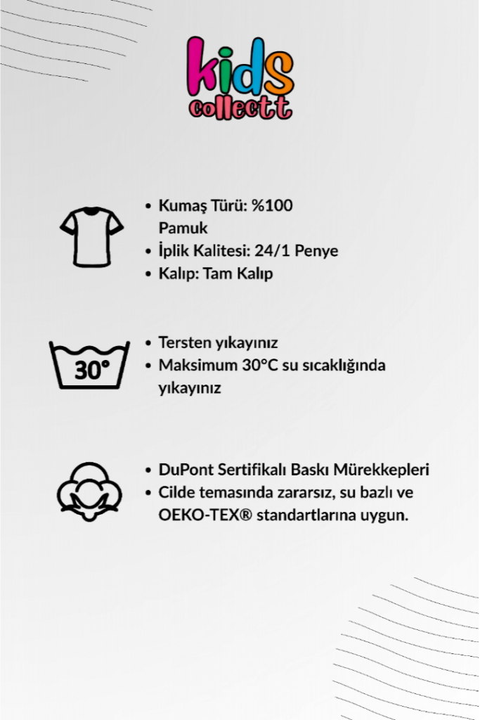 Beyaz Üzeri Atatürk Renkli Baskılı Uzun Kollu Çocuk T-Shirt