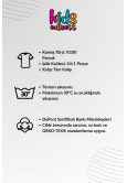 Petrol Yeşili Üstü Beyaz Gap  Baskılı Yetiskin T-shirt