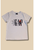 Beyaz Üzeri Örümcek Adam Gap Detaylı Baskılı T-shirt