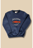 İndıgo Üzeri Arizona Baskılı Cocuk Sweat