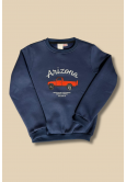 İndıgo Üzeri Arizona Baskılı Cocuk Sweat