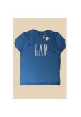 Mavi Gap Detaylı Yetişkin T-shirt